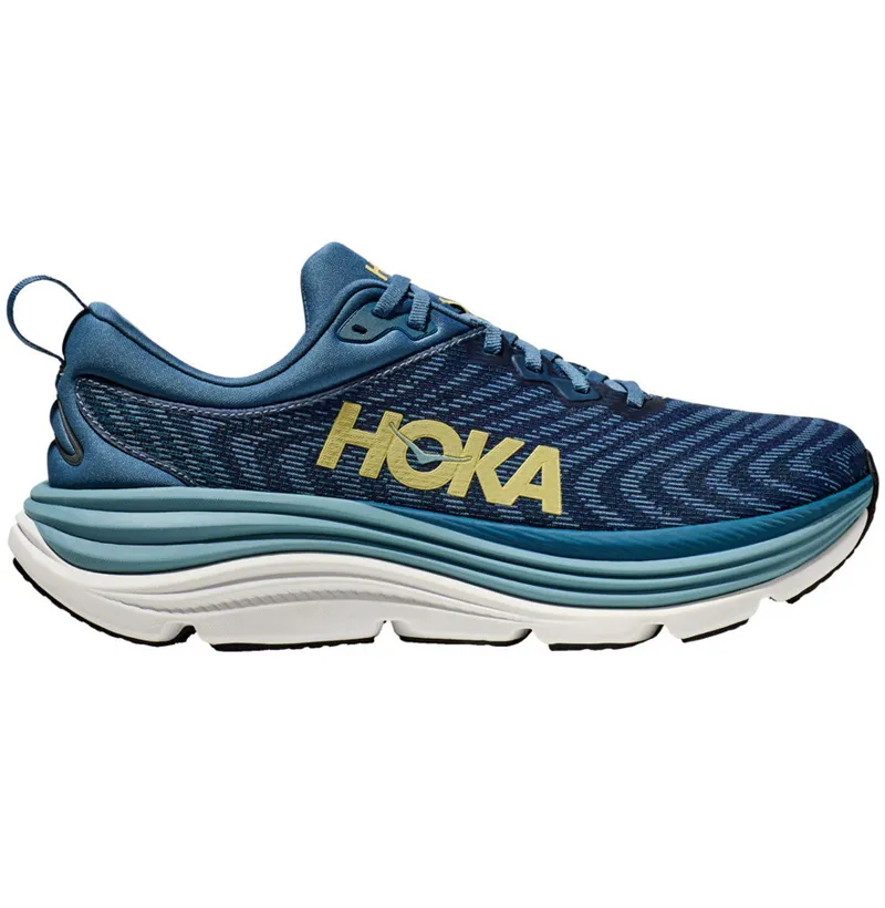 Hoka One One Men's Gaviota 5 Running Shoes Bluesteel/Stone Blue